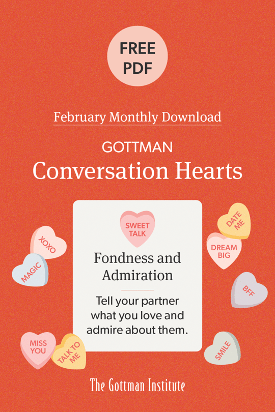 February Monthly Download - Gottman Conversation Hearts