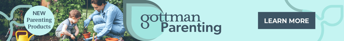 Gottman Parenting_Leaderboard Banner_Message 1-New Parenting Products_1800x220_v1